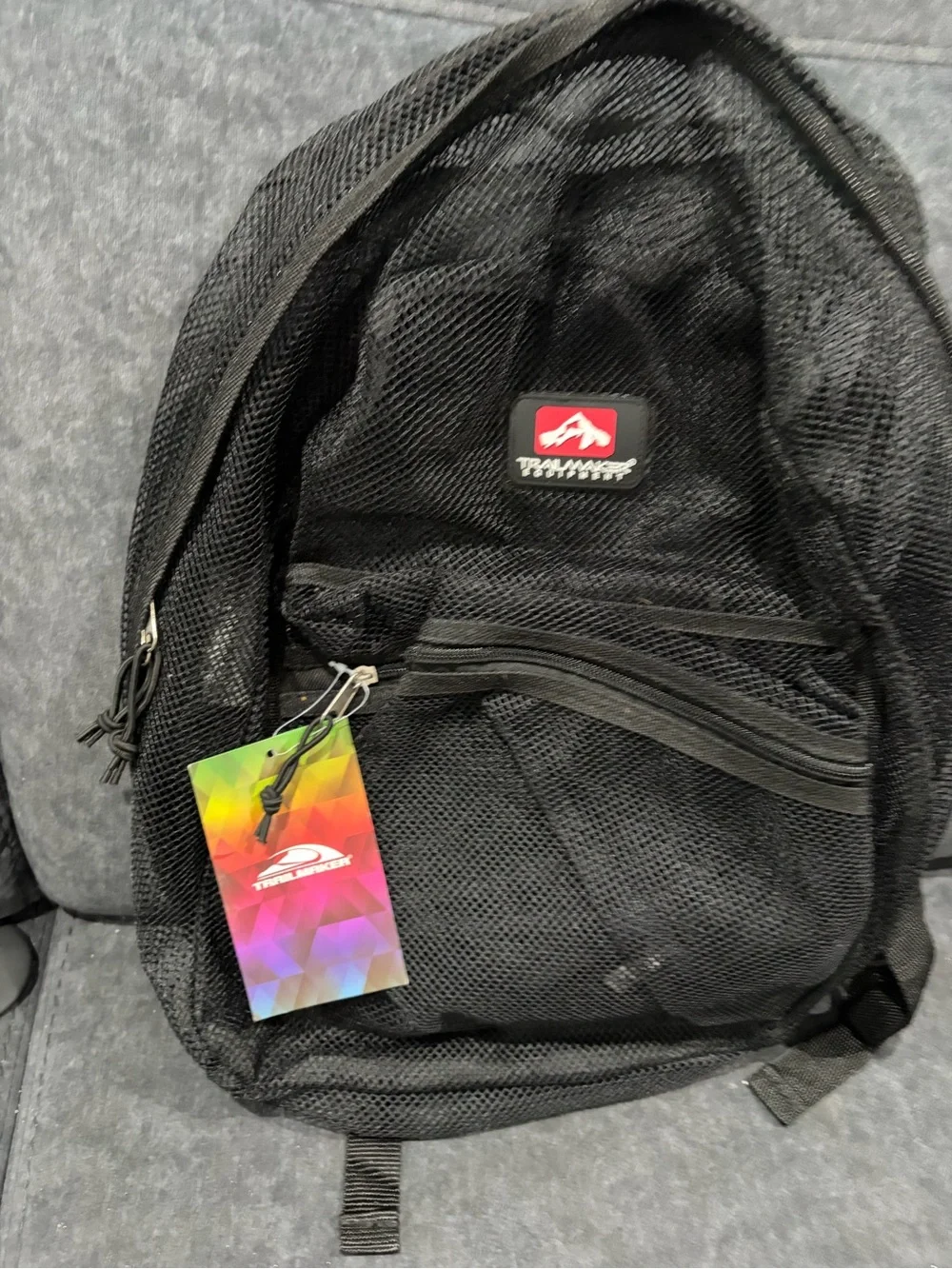 Black Mesh Daypack by